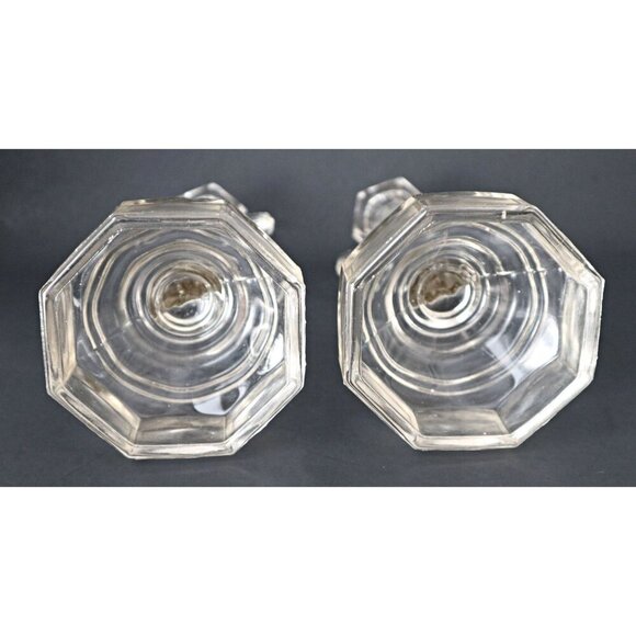 2 Vintage Crucifix Candlestick Holders Candle Holder Religion - Picture 7 of 7